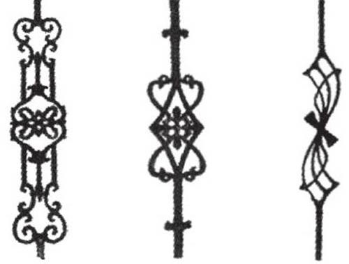 洛陽(yáng)鐵藝-樓梯花件