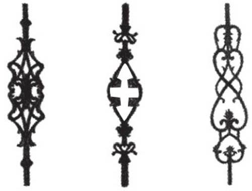 洛陽(yáng)鐵藝-樓梯花件